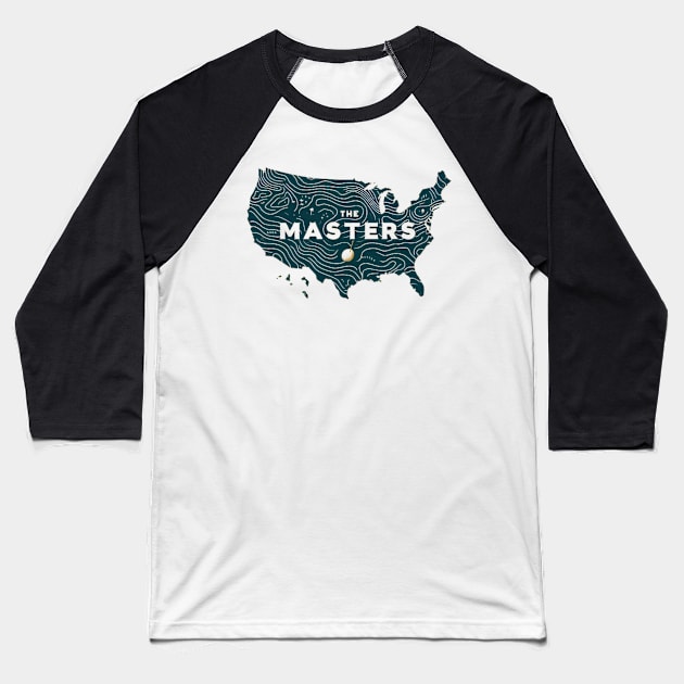 masters golf competiton Baseball T-Shirt by CreationArt8
